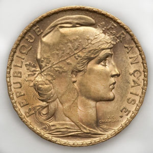 20 франков 1904 года, аверс